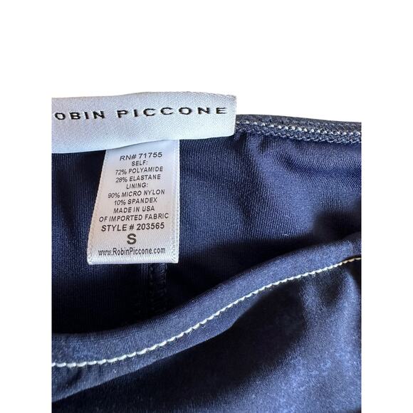 Robin Piccone Valeria indigo low rise bikini bottoms‎ size Small NEW - Picture 7 of 10